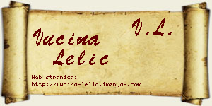 Vucina Lelić vizit kartica